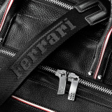 Кожаная сумка Ferrari FF Leather Travelling Bag Black, артикул 270030965R