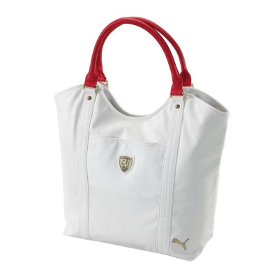 Женская сумка Ferrari LS Shopper White