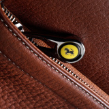 Кожаный портфель Ferrari Classic 24 Bag Brown, артикул 270033099R