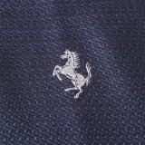 Галстук Ferrari Cavallino Rampante Tie False uni pattern Blue Navy, артикул 270032621R