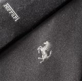 Галстук Ferrari Satin Prancing Horse tie Grey, артикул 270012766R