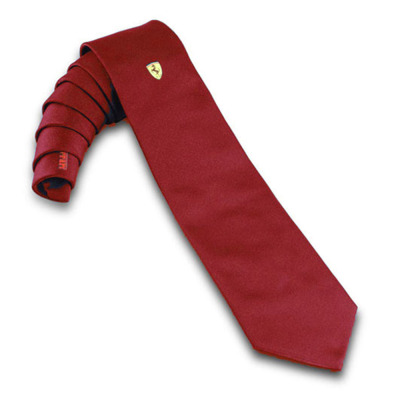 Галстук Ferrari Team shield emblem tie Red