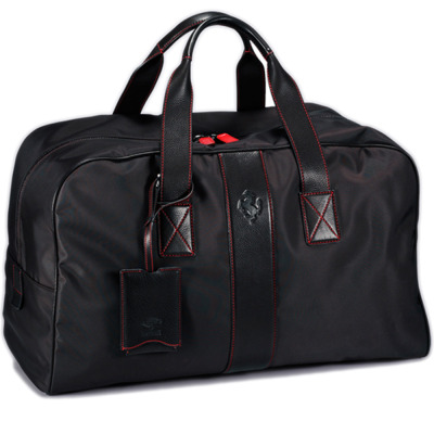 Кожаная сумка Tod's for Ferrari duffel Bag Exclusive Web Dark Brown