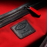 Кожаная сумка Tod's for Ferrari duffel Bag Exclusive Web Dark Brown, артикул 280007342R