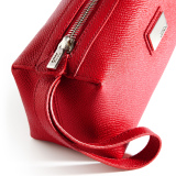 Кожаная косметичка Ferrari Medium Leather Beauty Case Red, артикул 280010392R