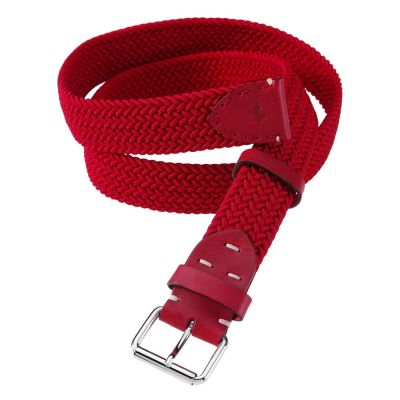 Ремень Ferrari Belt in leather and elastic rayon Red