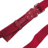 Ремень Ferrari Belt in leather and elastic rayon Red, артикул 270003055R