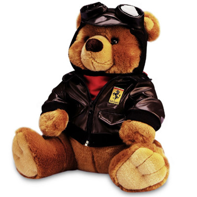Плюшевый медведь Ferrari teddy bear big size with old-like jacket