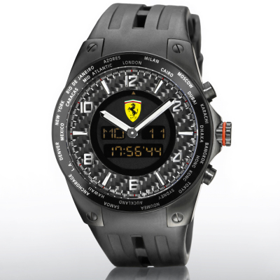 Наручные часы Scuderia Ferrari Carbon World Time