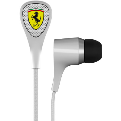 Наушники Scuderia Ferrari S100i White Earphones