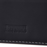 Кожаный кошелек Ferrari Leather wallet with 8 pockets Black, артикул 270012447R