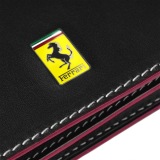Кожаный футляр для визиток Ferrari Trademark Business card case Black, артикул 270012426R