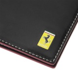 Мужской кожаный кошелек Ferrari Men’s Leather Italian style wallet Black, артикул 270012432R