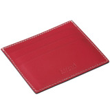 Кожаный футляр для кредиток Ferrari Leather credit card holder with 6 pockets Red, артикул 270012440R