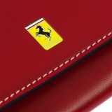Женский кожаный кошелек Ferrari Horizontal women’s purse Red, артикул 270026274R