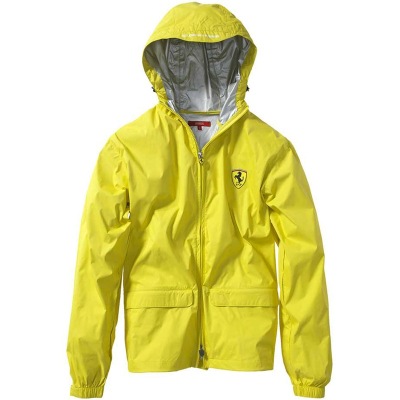 Мужская легкая непромокаемая куртка Scuderia Ferrari Men’s rain jacket Yellow
