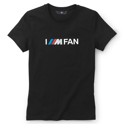 Женская футболка BMW Ladies' 'I'M FAN' Motorsport T-Shirt Black
