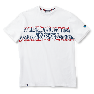 Мужская футболка BMW Men's Motorsport Print T-Shirt White
