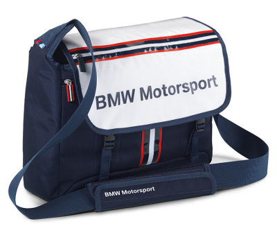 Сумка BMW Motorsport Messenger Bag Blue White