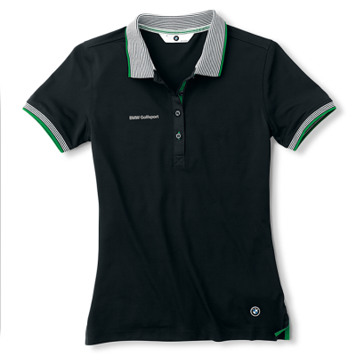 Женская рубашка-поло BMW Ladies' Functional Golfsport Polo Shirt Black