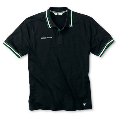 Мужская рубашка-поло BMW Men's Functional Golfsport Polo Shirt Black