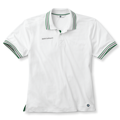 Мужская рубашка-поло BMW Men's Functional Golfsport Polo Shirt White