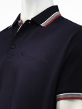 Мужская рубашка-поло Mercedes-Benz Men's Poloshirt Logo-Stick, Navy, артикул B66951935
