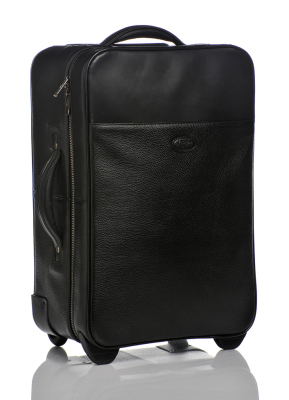 Кожаный чемодан Land Rover Leather Carry-on Suitcase Black