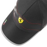 Бейсболка Ferrari Men's Shield Flag Fan Cap Black, артикул 270034891R