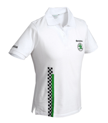 Женская рубашка-поло Skoda Polo shirt ladies white Motorsport