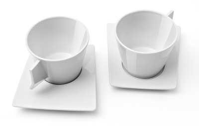 Кофейная пара Skoda Cappuccino set 2 pieces, White