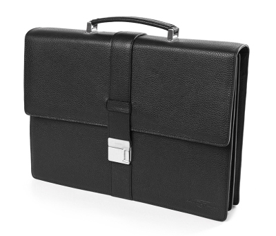 Мужской кожаный портфель Skoda Men's leather briefcase Laurin & Klement