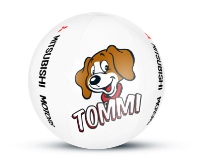 Пляжный мяч Томми Бигли Mitsubishi Beach Ball White