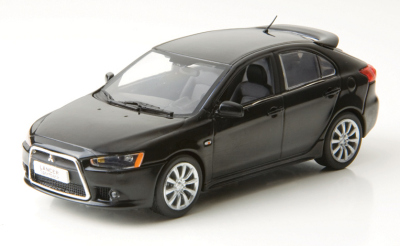 Модель автомобиля Mitsubishi Lancer Hatchback Amethyst black 1:43