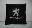 Подушка Peugeot черная