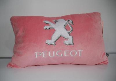 Подушка Peugeot розовая