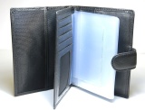 Кожаная обложка для документов Citroen Leather Document Case Black, артикул CB00000008