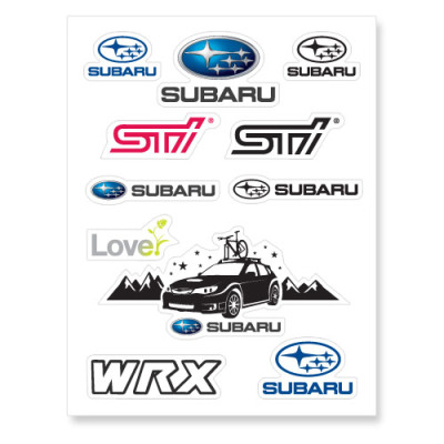 Стикеры Subaru Sticker Page 3/pk