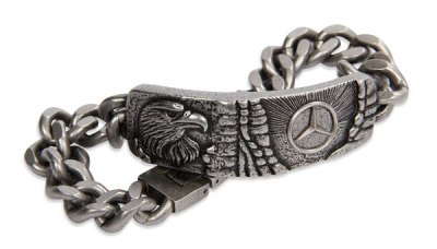 Мужской металлический браслет Mercedes Men's Chain Link Armband