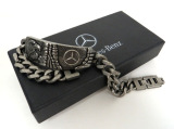 Мужской металлический браслет Mercedes Men's Chain Link Armband, артикул B67870528