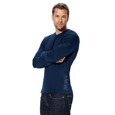 Мужская футболка BMW Men's Longsleeve Shirt blue