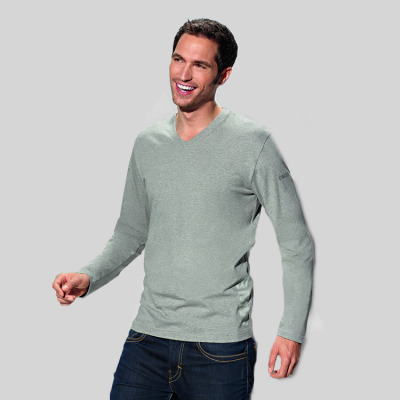 Мужская футболка BMW Men's Longsleeve Shirt grey
