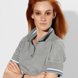 Женская рубашка-поло BMW Ladies' Polo Shirt grey, артикул 80142298139