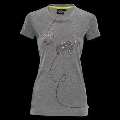 Женская футболка Mini Ladies Headphones T-Shirt