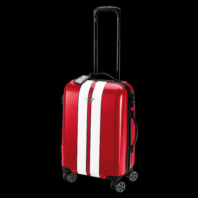 Чемодан Mini Rooftop Cabin Trolley Chilli Red with white racing stripes