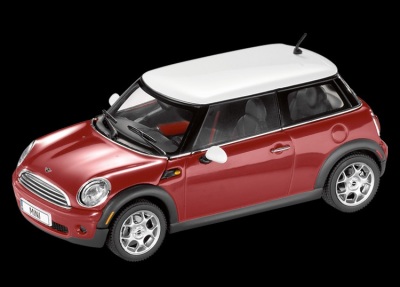 Модель автомобиля Mini Cooper Chilli Red, Scale 1:87