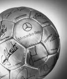 Футбольный мяч Mercedes Football, Silver, артикул B66955533