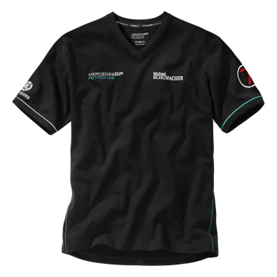 Мужская футболка Mercedes Men's Schumacher T-Shirt, Black