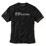Мужская футболка Mercedes Men's Schumacher T-Shirt, Black, артикул B67995001