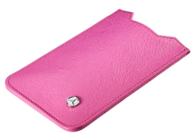 Кожаный футляр для смартфона Mercedes Leather Smartphone Case, Pink